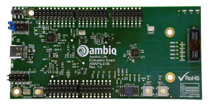 Ambiq Apollo4 Lite Evaluation Board